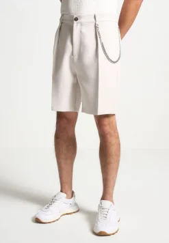 Tailored Shorts With Chain