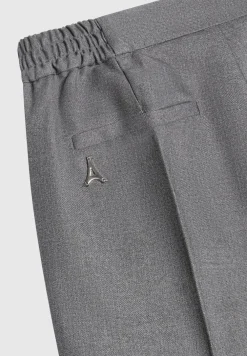 Tapered Fit Press Crease Tailored Trousers