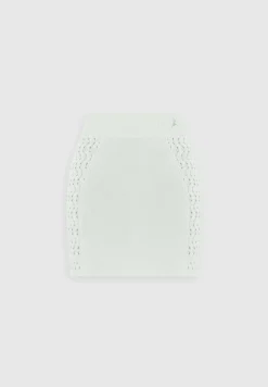 Textured Knitted Mini Skirt