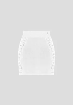 Textured Knitted Mini Skirt