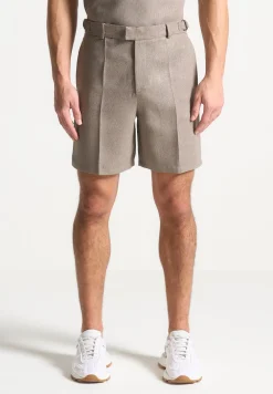 Textured Tailored Shorts