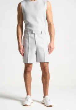 Textured Tailored Shorts