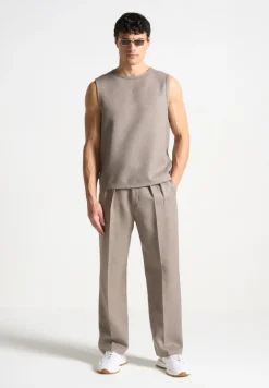 Textured Tailored Trousers
