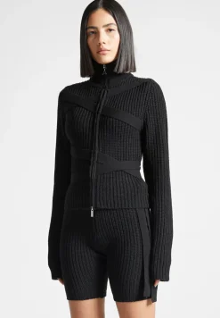 Tie-Up Knitted Cardigan