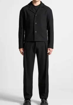 Twill Regular Trousers With Pleat