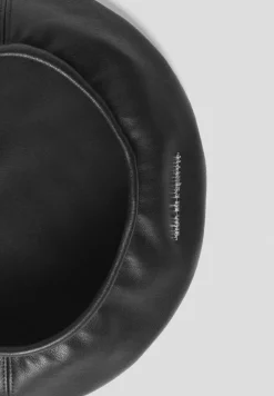 Vegan Leather Beret