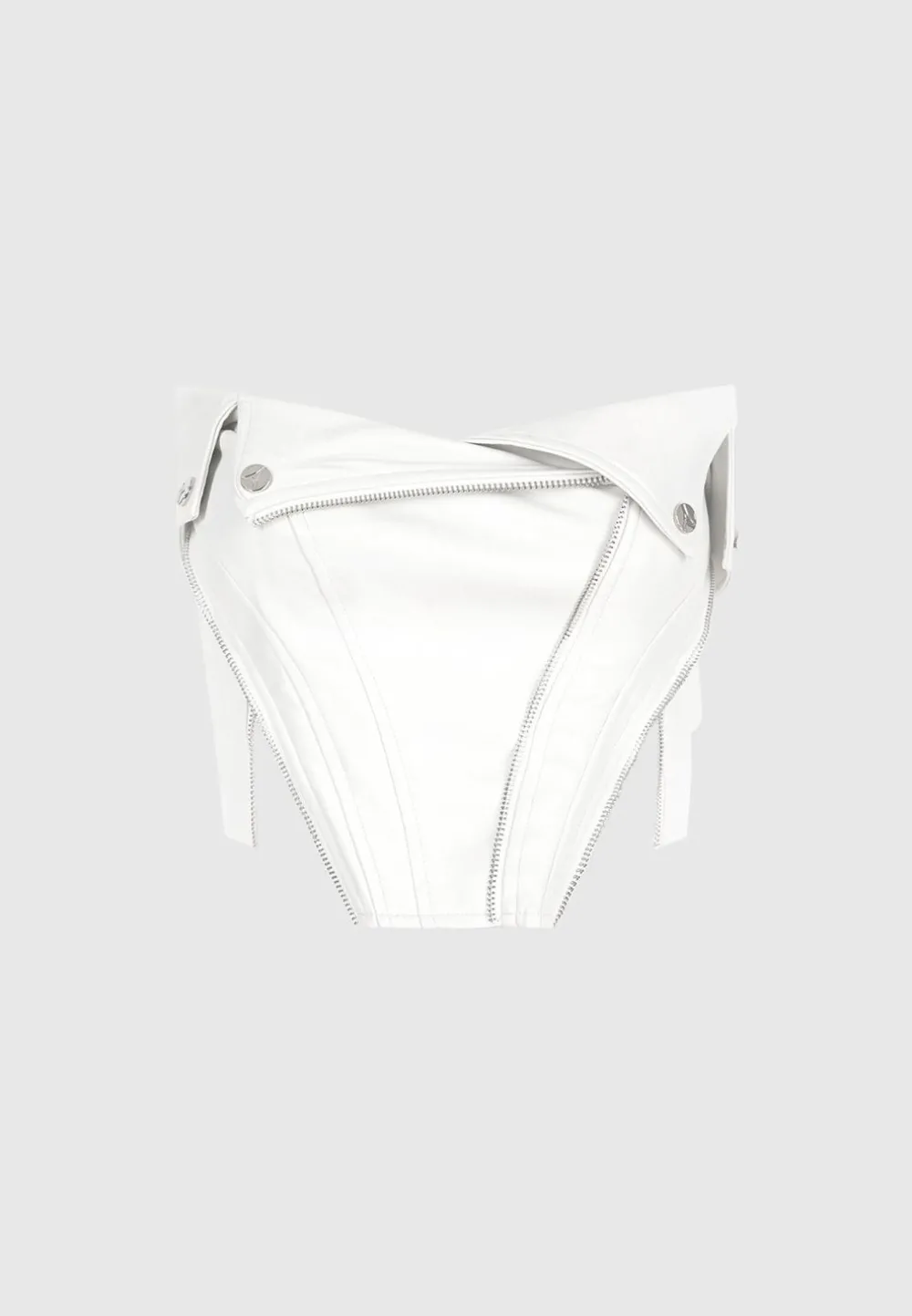 Vegan Leather Biker Corset