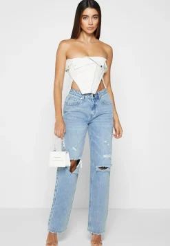 Vegan Leather Biker Corset