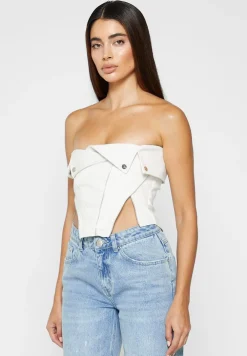 Vegan Leather Biker Corset