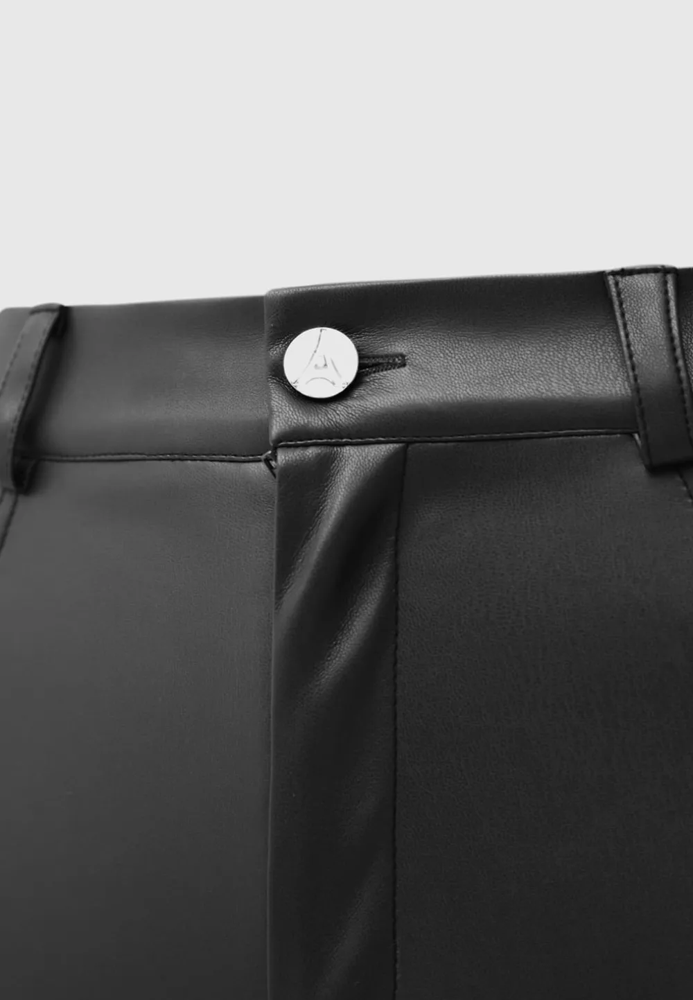 Vegan Leather Biker Trousers