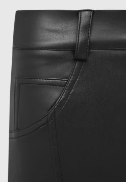 Vegan Leather Biker Trousers