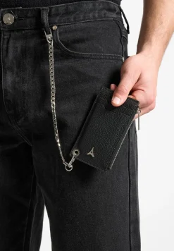 Vegan Leather Cardholder With Chain