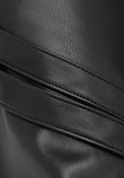 Vegan Leather Carpenter Cargo Trousers