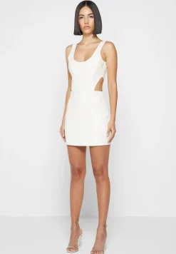 Vegan Leather Corset Mini Dress