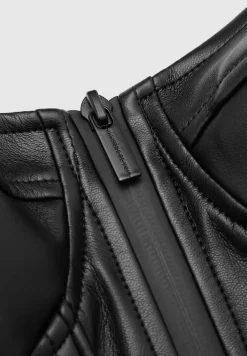 Vegan Leather Corset Top