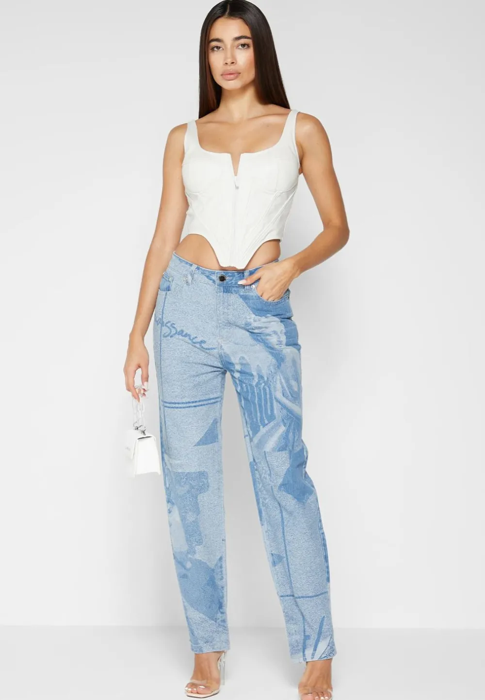 Vegan Leather Corset Top