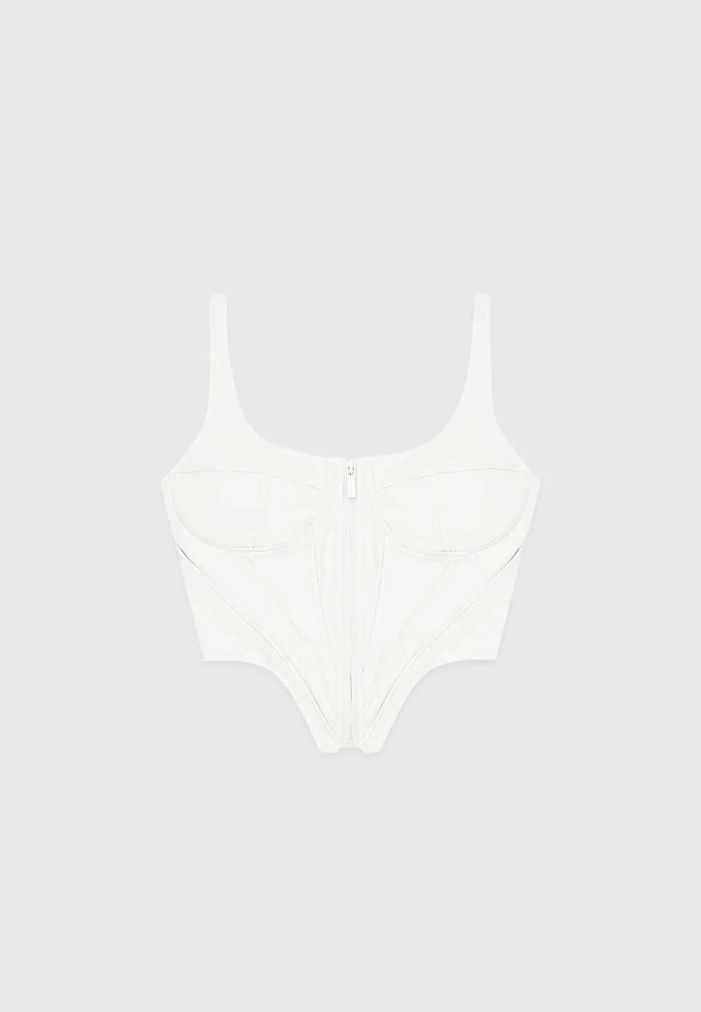 Vegan Leather Corset Top