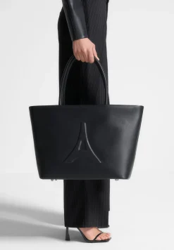 Vegan Leather Eiffel Tote Bag
