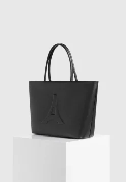Vegan Leather Eiffel Tote Bag