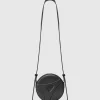 Vegan Leather Embossed Eiffel Round Bag