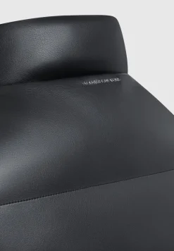 Vegan Leather Puffer Gilet