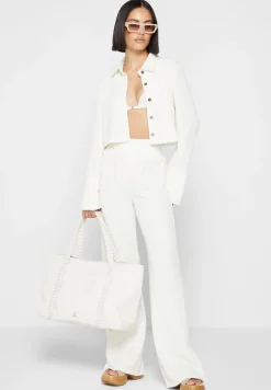 Vegan Leather Rope Strap Tote Bag