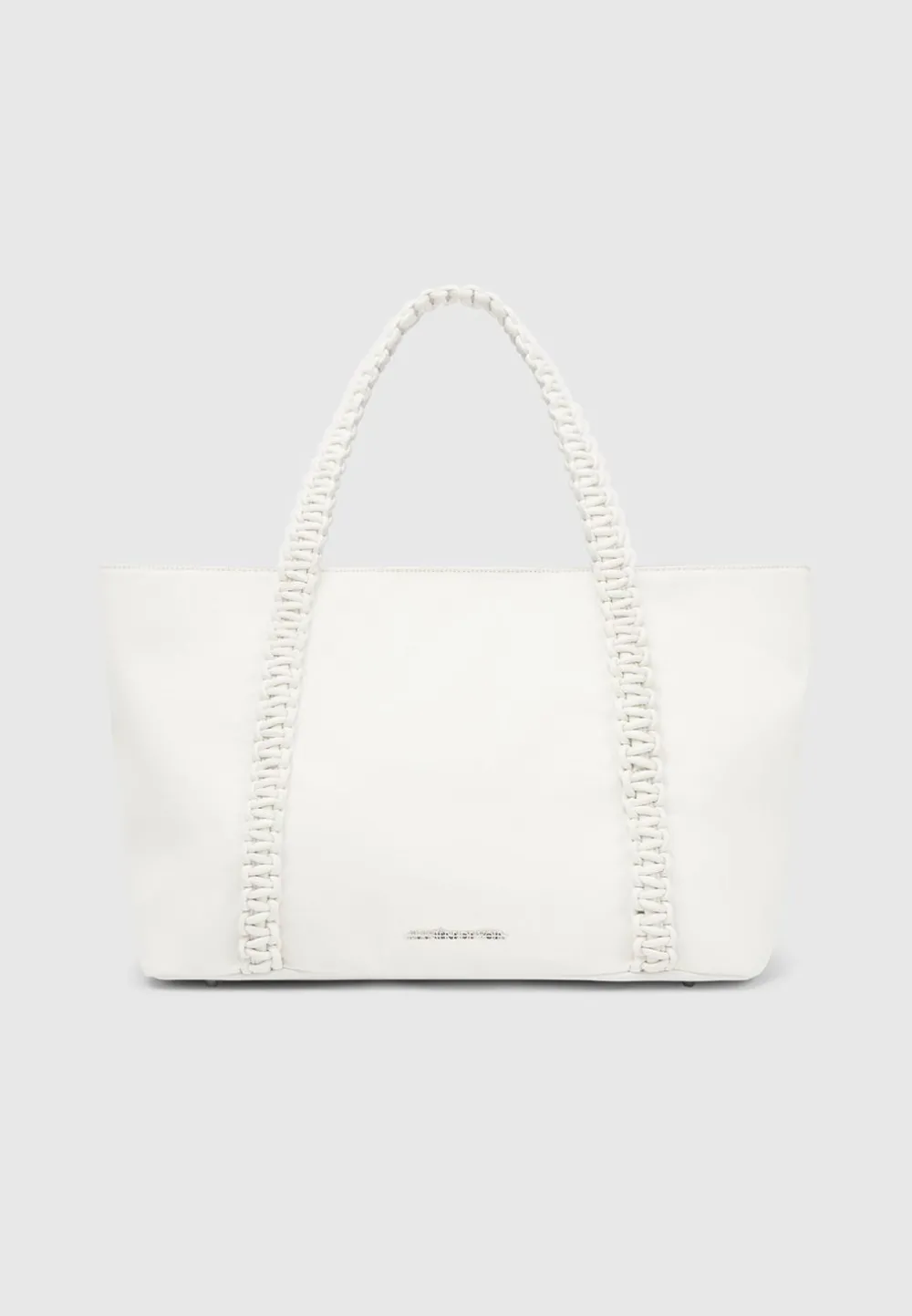 Vegan Leather Rope Strap Tote Bag