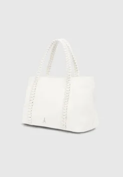 Vegan Leather Rope Strap Tote Bag