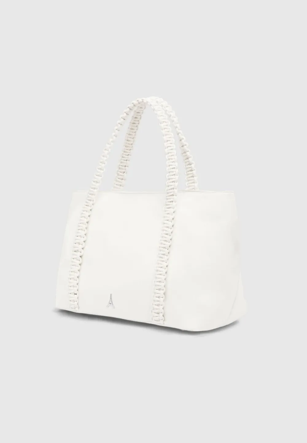 Vegan Leather Rope Strap Tote Bag
