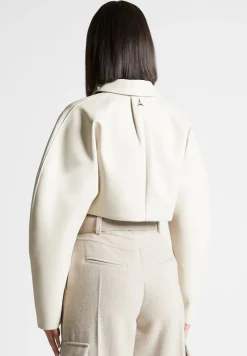 Vegan Leather Super Cropped Jacket