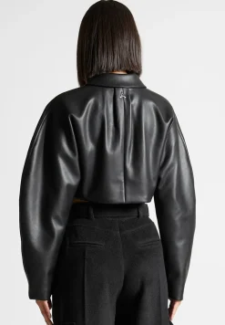 Vegan Leather Super Cropped Jacket