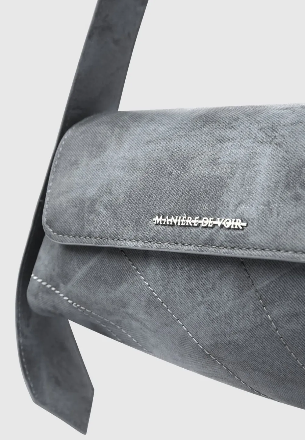 Vintage Marble Leather Bag - Washed