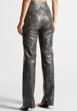 Vintage Vegan Leather Trousers