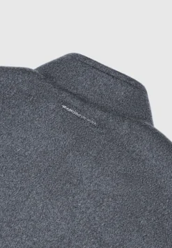 Wool Blend Marl Bomber Jacket