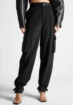Wool Tailored Cargo Trousers