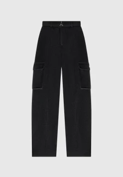 Wool Tailored Cargo Trousers