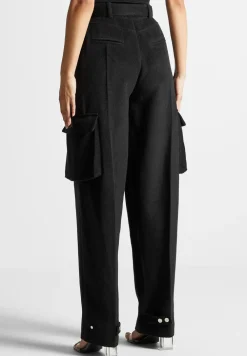 Wool Tailored Cargo Trousers