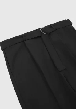 Woven Trousers With Belt