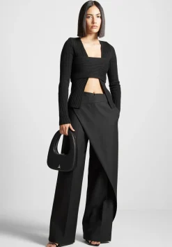 Wrap Tailored Trousers